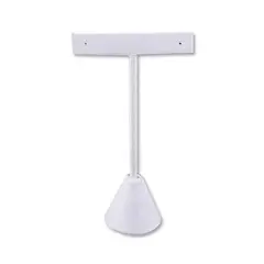 Earring T Bar 4-3/4" White