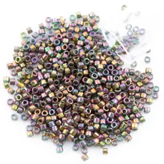 Miyuki Delica Seed Bead 11/0 Gold Luster Green AB