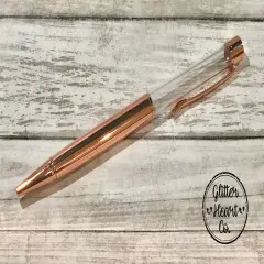 Rose Gold Glitter Float Pen