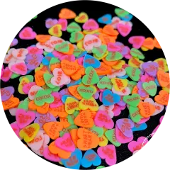 Fake Conversation Hearts by Glitter Heart Co.&trade;