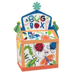 Big Dot of Happiness Buggin' Out - Treat Box Party Favors - Bugs Birthday Party Goodie Gable Boxes - Set of 12