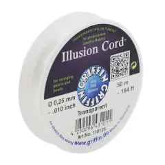 Griffin Illusion Cord 0.25mm Transparent (50 Meters)