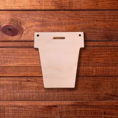 6 in. Unfinished Flower Pot Base