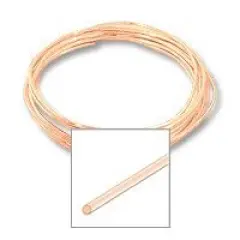 JewelrySupply Round Wire 26 Gauge Dead Soft Rose Gold Filled (Sold by The Foot)