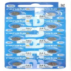 Renata #341 Silver Oxide Battery - 10 Pack (341-10)