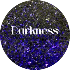 Polyester Glitter - Darkness by Glitter Heart Co.&trade;