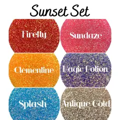 Glitter Sunset Set by Glitter Heart Co.&trade;