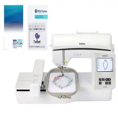 Brother Innov-is NQ1700E Embroidery Machine 10x6 With SABESBLUE and SAEXPRESS Software Bundle