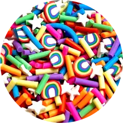 Fake Sprinkles - Rainbow Sprinkles by Glitter Heart Co.&trade;