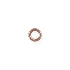 Twist & Lock Jump Ring 4mm Rose Gold Filled (Package of 2)