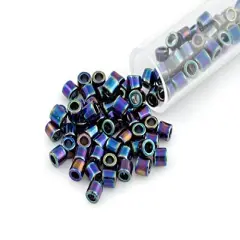 Miyuki Delica Seed Bead 8/0 Iris Black
