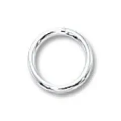 JewelrySupply Jump Ring Round Closed 7mm Sterling Silver (1-Pcs)