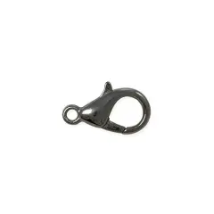 Lobster Clasp 10x5.5mm Gun Metal Plated (1-Pc)