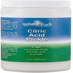 Nature's Touch Citric Pickle 2 Lb Jar Jewelry Making Silver Gold Brass Copper Stainless Steel Shot Metal Cleaning Solution