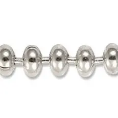 Ball Chain 3.2mm Silver Color (Priced per Foot) -