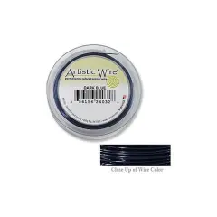 Artistic Wire Jewelry Wire Spools 24 Gauge (20-Yd) Dark Blue