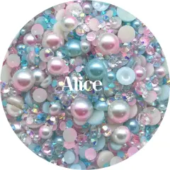 Flatback Pearl & Rhinestone Mix - Alice by Glitter Heart Co.&trade;