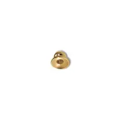 JewelrySupply Bead End 3.5x4mm Gold Plated (10-Pcs)