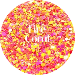 Polyester Glitter - Fire Coral by Glitter Heart Co.&trade;