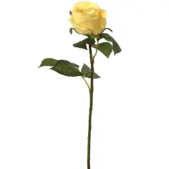 20" Yellow Rose Bud Stem - 48-Pack, Realistic Silk Foliage, Lifelike Blooms, Perfect for Floral Arrangements, Events & Home D&eacute;cor - Ideal for All Seasons, Floral Home by Artificial Flowers