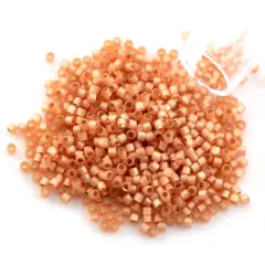 Miyuki Delica Seed Bead 11/0 Silver Lined Dusty Orange