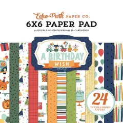 Echo Park A Birthday Wish Boy 6x6 Paper Pad