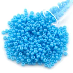 Miyuki Round Rocaille Seed Bead 11/0 Opaque Sky Blue