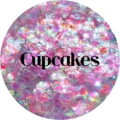 Polyester Glitter - Cupcakes by Glitter Heart Co.&trade;