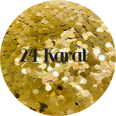 Polyester Glitter - 24 Karat by Glitter Heart Co.&trade;