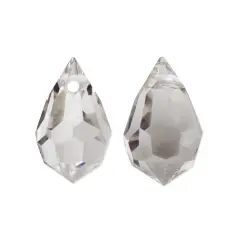 Preciosa Crystal 681 Drop Pendant 10x6mm Crystal Velvet (Package of 5)