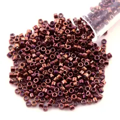 Miyuki Delica Seed Bead 11/0 Metallic Raspberry