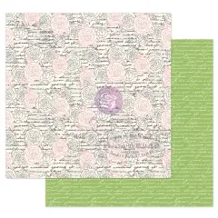 Prima Marketing Inc Julie N Solecito Collection 12x12 Sheet - Flower Wall -, 12"x12" With Foil Detail 655350913410 (10 SHEETS)