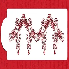 Chelsea Cake Stencil Tier #4 | C859 by Designer Stencils | Stencils for Royal Icing, Airbrush, Dusting Powder |