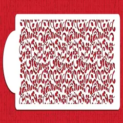 Chantilly Lace Cake Stencil #2 | C853 by Designer Stencils | Stencils for Royal Icing, Airbrush, Dusting Powder |