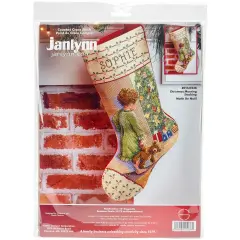 Janlynn Counted Cross Stitch Stocking Kit 18" Long-Christmas Morning