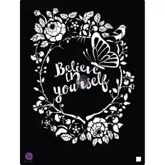 Prima Marketing Inc 8x10 Stencil - Believe 655350587185