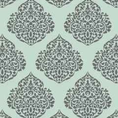 15-Inch Large Moroccan Damask All Over Wall Stencil | 3738 by Designer Stencils | Pattern Stencils | Reusable Stencils for Painting | Safe & Reusable Template for Wall Decor | Try This Stencil Instead of a Wallpaper | Easy to Use & Clean