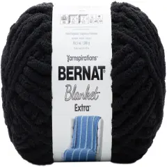 (Pack of 2) Bernat Blanket Extra Yarn-Black