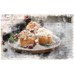 D&eacute;coupage D&eacute;cor Tissue Paper - Warm Desserts - 2 sheets (19" x 30")