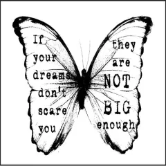 Prima Marketing Inc Wood Mounted Stamps-Butterfly 655350962081