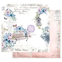 Prima Marketing Inc Watercolor Floral Collection 12x12 Sheet - Watercolor Cards - 10 Sheet W/ Foil Details / Paper 655350849801