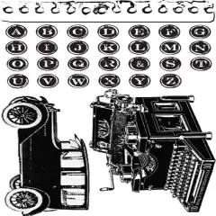Prima Marketing Inc Cling Stamp 4x6- Romance 655350559335