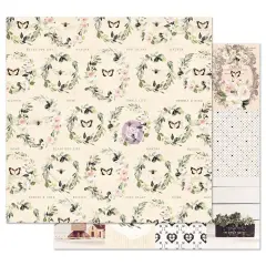 Prima Marketing Inc Prima Marketing Spring12-94839 Spring Farmhouse Dbl-Sided Cardstock 12"x12"-Full Heart, Multi 655350994839