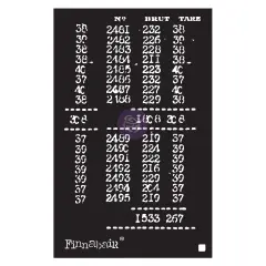 Prima Marketing Inc Finnabair Stencil - Book Of Numbers - 1 Piece, 6"x9" 655350968977