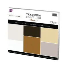 Basic Solid Textured 12 X 12 Paper Pad -
