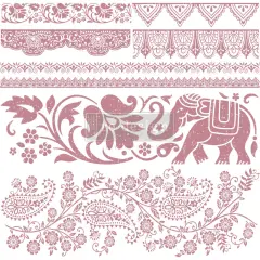 Redesign Decor Stamp - Bohemian Dreamer 12"x12" (8 pcs)