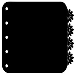 Prima Marketing Inc 6x6 Clear Daisy Tabs 655350890476