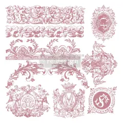 Redesign Decor Clear-Cling Stamps-Chateau De Saverne 12"x12"