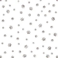 Dog Paw Pattern Wallpaper Stencil | 3552 by Designer Stencils | Reusable Art Craft Stencils for Painting |