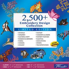 Brother SAEMB2500 2500 Plus Embroidery Design Software Collection